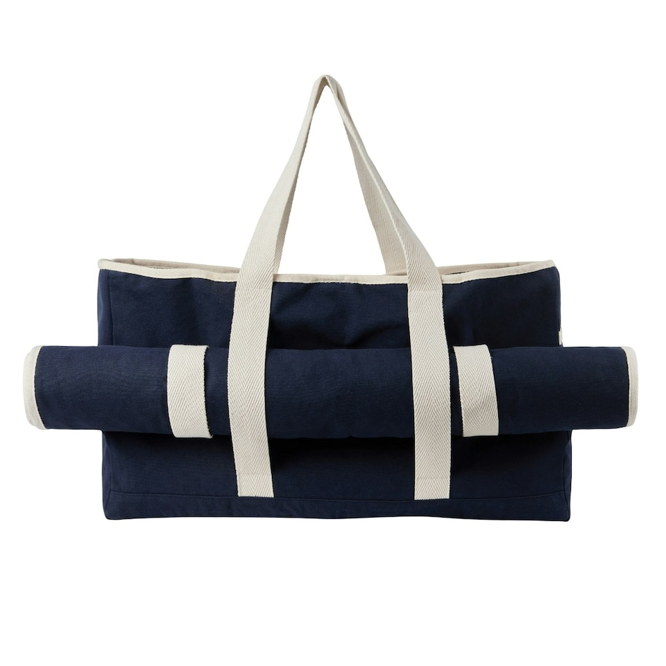 image 1 of Vinga Volonne Recycled Canvas Aware Bag - Blue - One Size Blue