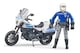 image 5 of Bruder bworld Scrambler Ducati police motorbike and policeman Police Vehicle Model