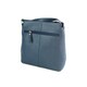 image 2 of Eastern Counties Leather Womens/Ladies Opal Leather Handbag - Ink/Grey - One Size | Blue