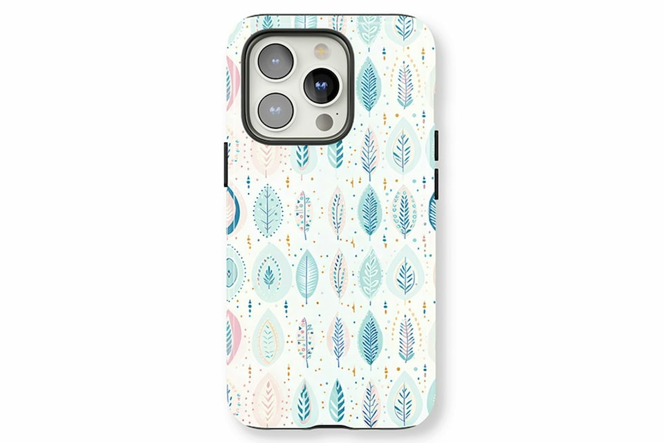 image 1 of Bohemian Leaf Phone Case | Blue | Galaxy S25 Plus
Tough | Galaxy S25 Plus
Tough