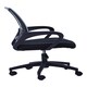 image 3 of Interiors by Premier Frazer Grey Home Office Chair with Black Arms