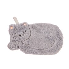 Sass & Belle Grey Cat Design Hot Water Bottle
