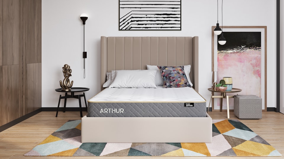 image 1 of Arthur Sleep Hotel Arthur 1000 Mattress - Medium Firm - Small Double | White | Small Double