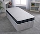 image 2 of Mars Black Border Hybrid Mattress - 17cm Deep, Medium-Soft Feel | Black | Small Double