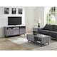 image 5 of Vaughn Accent Side Table with Flip Down Door in Grey Oak | Grey | Grey Oak