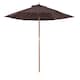 image 1 of Outsunny 2.5m Garden Parasol Sun Shade Patio Outdoor Umbrella Canopy