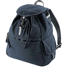 Quadra Vintage Canvas Backpack - Oxford Navy - One Size