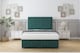 image 1 of Sloomy Lancaster Emerald Plush Ottoman Bed With Mattress With 26" Strutted Headboard 3' Single