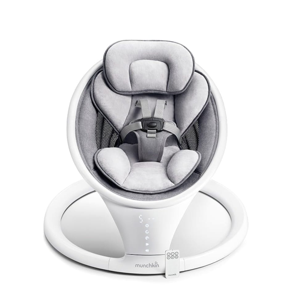 image 1 of Munchkin Baby Swing Grey