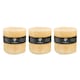 image 1 of Nicola Spring Round 3 Wick Vanilla Pillar Candles - 130 Hours - Cream - Pack of 3 | Cream | Beige