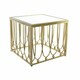 image 1 of Side table DKD Home Decor Mirror Golden Metal MDF (57 x 57 x 52 cm) N/A