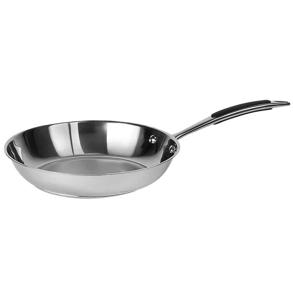 image 1 of Prochef 28 cm Stainless Steel Frying Pan All Hob Dishwasher & Oven Safe