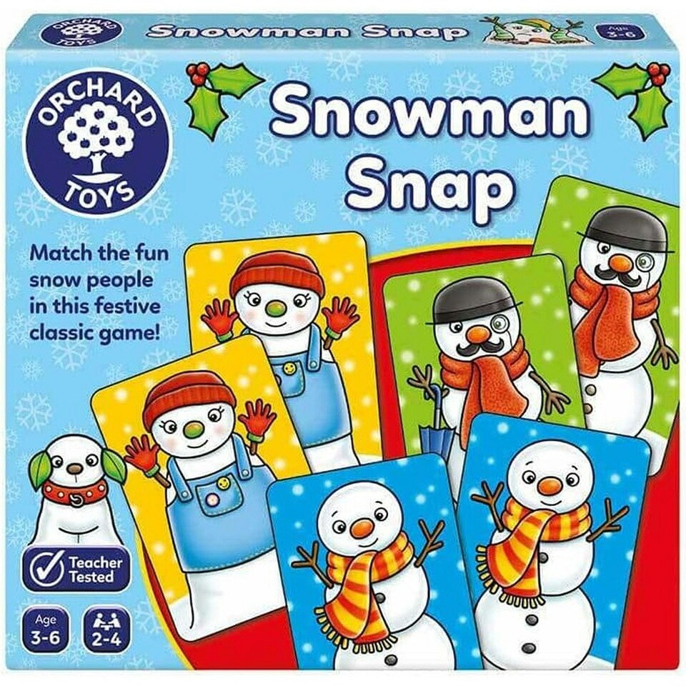 image 1 of Orchard Toys Mini Game - Snowman Snap