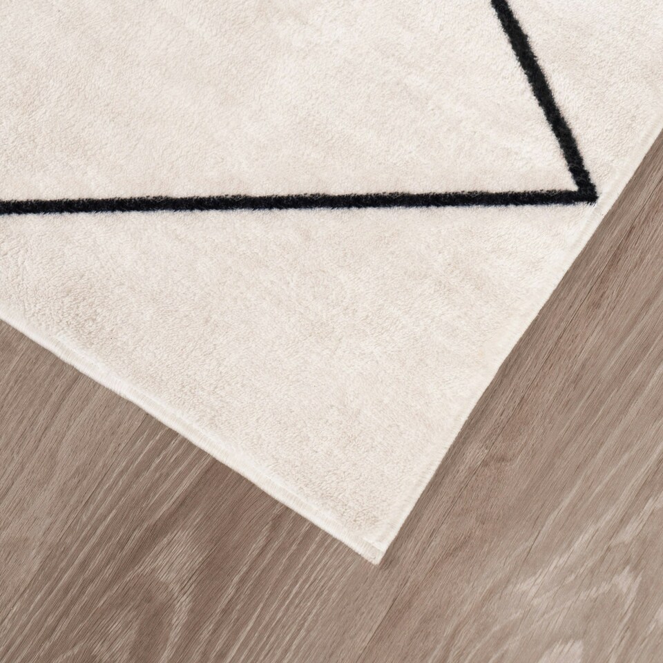 image 1 of OHS Anti-Slip Rug Mat Gripper Carpet Underlay, 110x160cm - Neutral