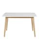 image 2 of Raven Dining Table in White & Oak