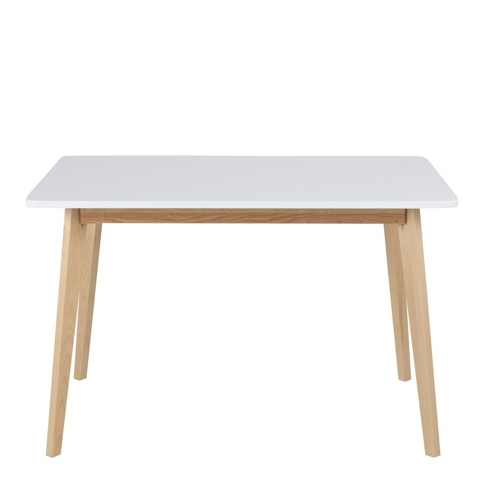 image 1 of Raven Dining Table in White & Oak