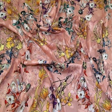 Pink Sheer Chiffon Fabric for Dressmaking, 150cm / 59" Wide - per metre