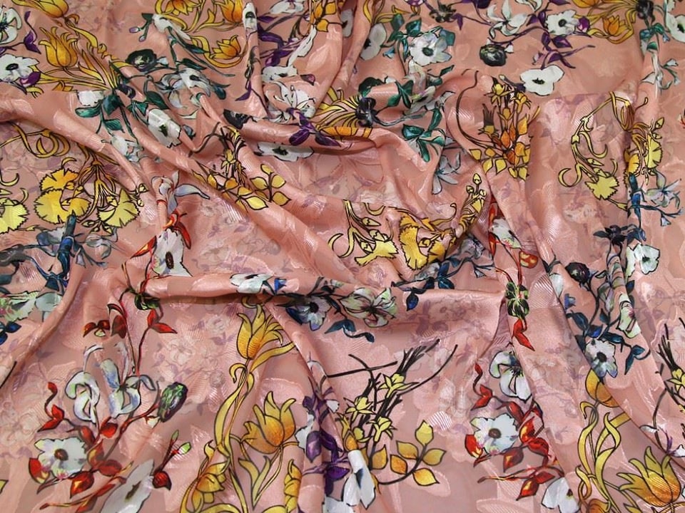 Pink Sheer Chiffon Fabric for Dressmaking, 150cm / 59" Wide - per metre