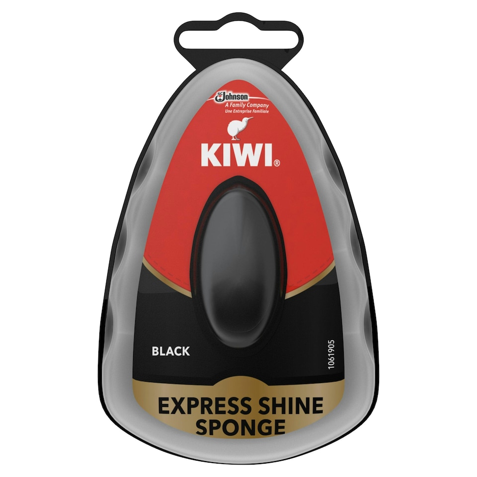 Kiwi Express Shine Sponge Black x 6 N/A