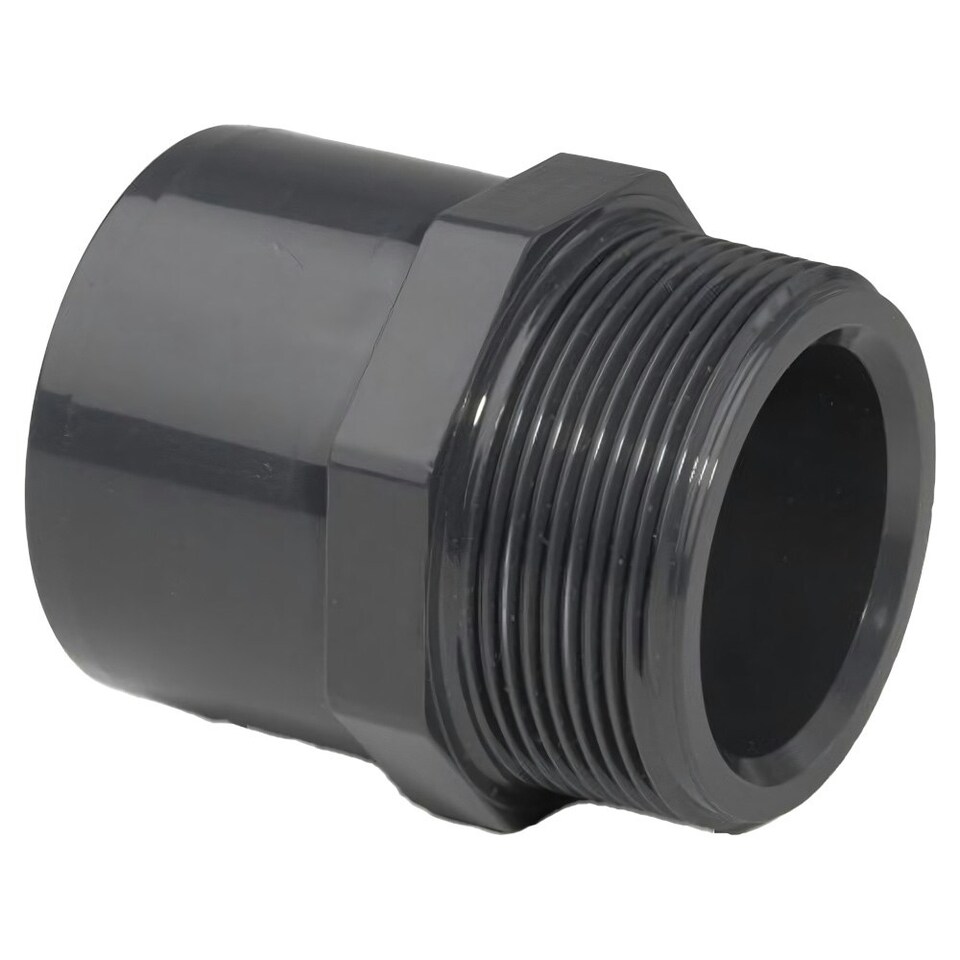 2in Grey PVC Adaptor MP MT 9 bar
