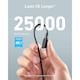image 2 of Anker PowerLine USB-A to Lightning Cable 3ft Black