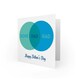 image 2 of Dope Rad Dad Simple Fun Venn Diagram Father's Day Card