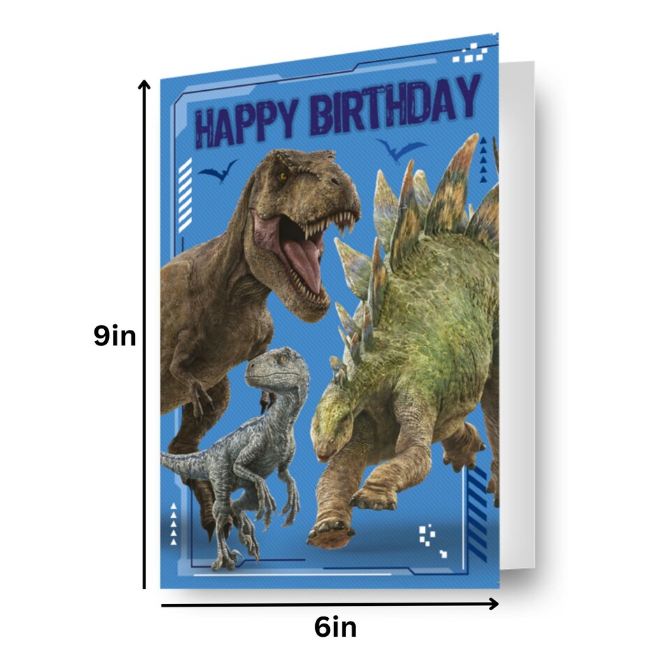 image 1 of Jurassic World 'It's Your Birthday' Card