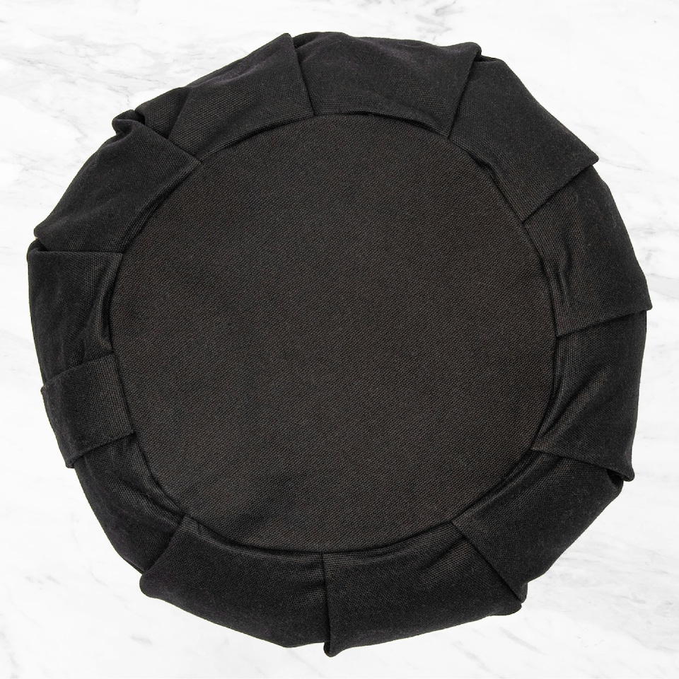 image 1 of Myga Black Zafu Yoga Meditation Cushion