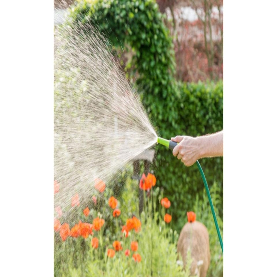 image 1 of 30M Flexible Garden Hose Set with Connectors - Leak-Proof Lightweight and Kink-Free 30M Watering Hose Kit for Home Lawn and Plant Care Green