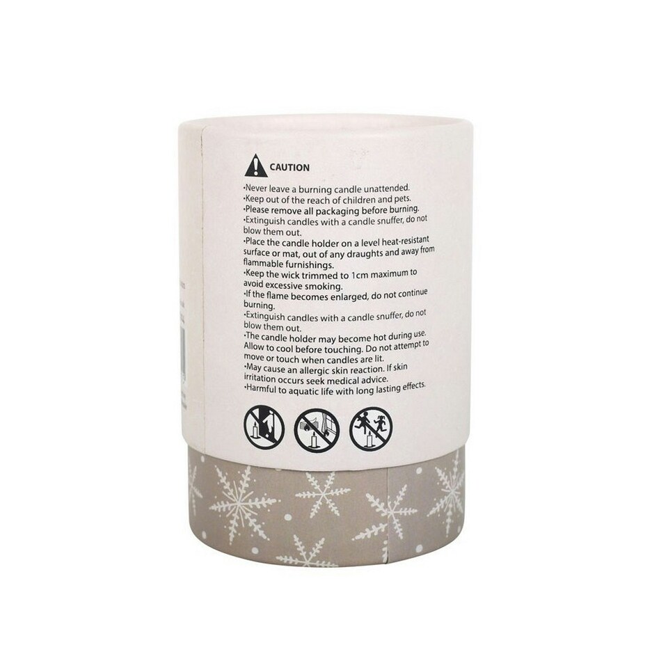 image 1 of Something Different Frosty Vanilla Penguin Candle - White - One Size