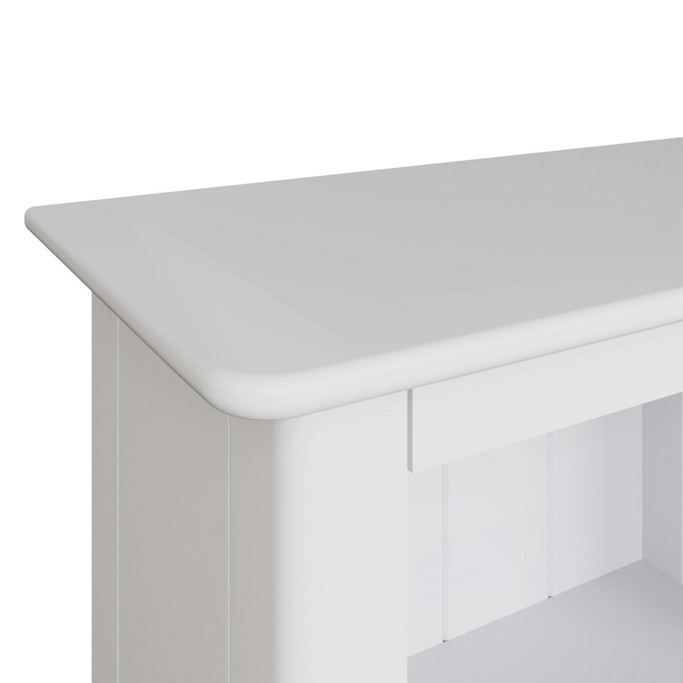 image 1 of Palma 3 Tier Bookcase Pure White White
