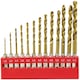 image 3 of Dekton 13pc 1/4'' Shank Hss Drill Set 1.5mm-6.5mm High Speed Steel Drill Bits, H