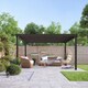 image 2 of Box Pergola - Wood - L180 x W420 x H270 cm - Rustic Brown