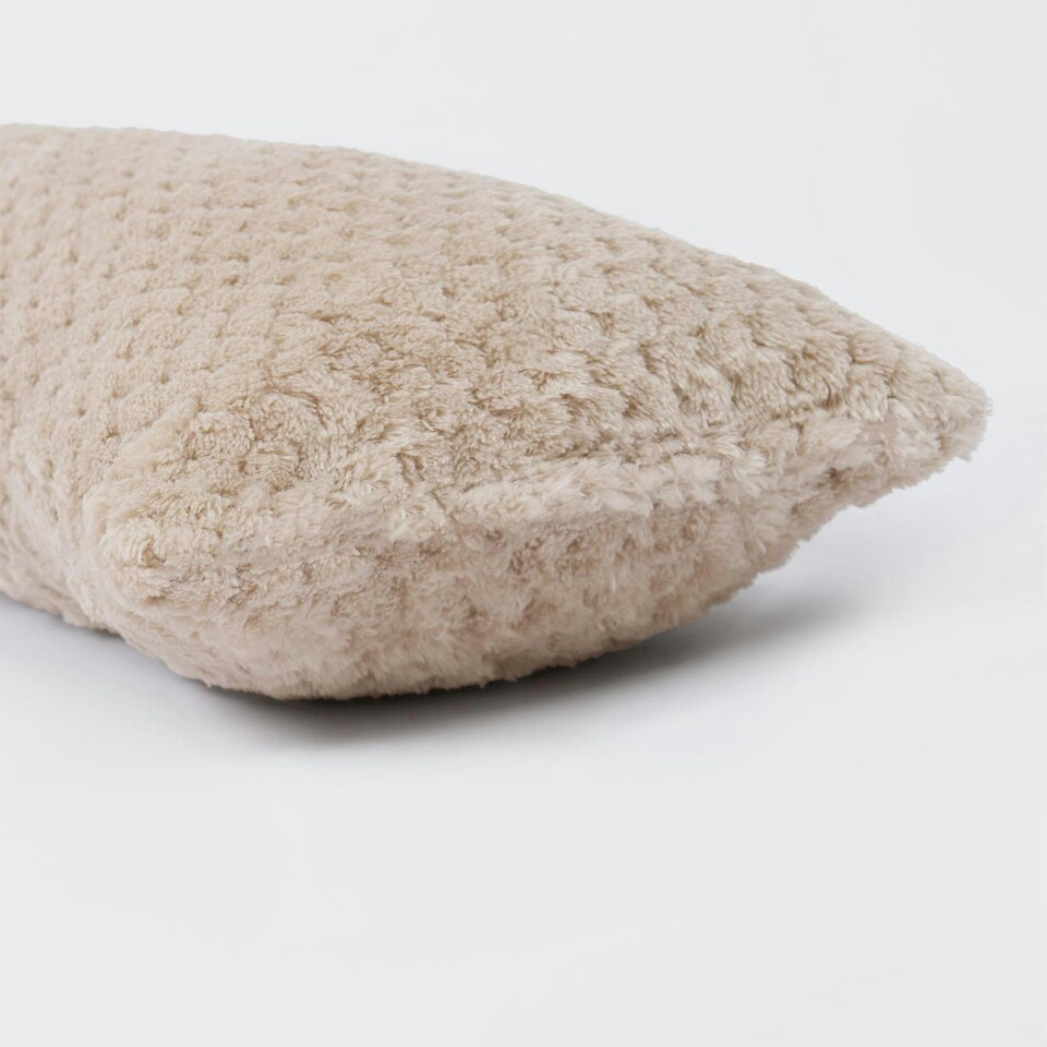 image 1 of OHS Waffle Fleece Window Weather Seal Draft Draught Excluder Door Stopper, 90cm - Mink