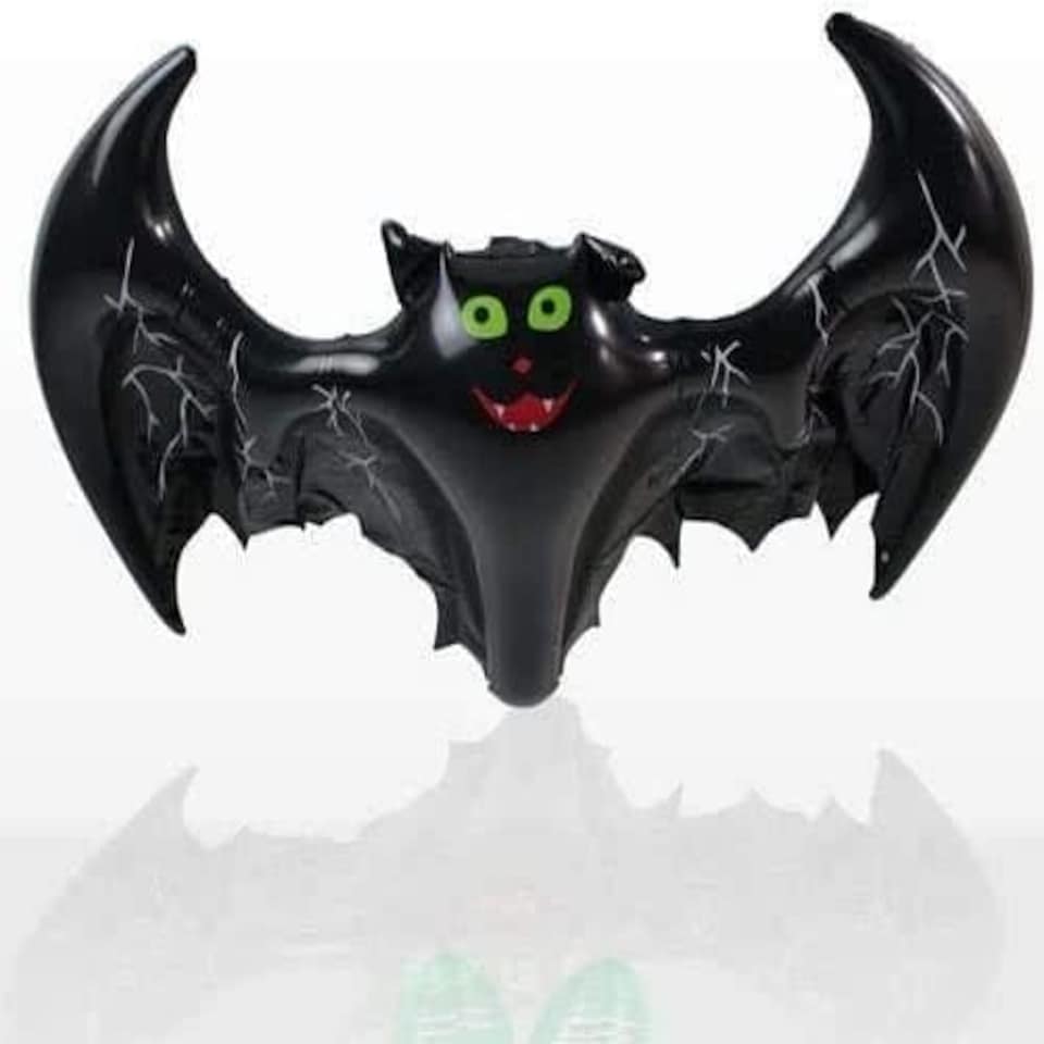 image 1 of Halloween Inflatable Bat 46cm x 36cm Scary Spooky Blow-Up Toy Party Horor Decor