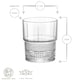 image 3 of Bormioli Rocco 7 Piece Bartender Novecento Whisky Decanter & Glasses Set Clear