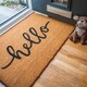 image 6 of Nicola Spring Coir Door Mat - 90 x 60cm - Hello - Indoor Outdoor Floor Mat Dirt Trapper Rug Non Slip Backing Doormat