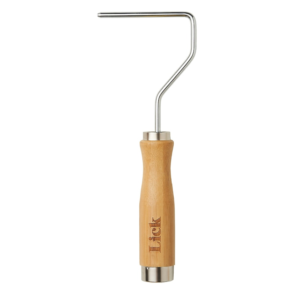 Lick Pro Bamboo Paint Roller Frame - Brown - 4in