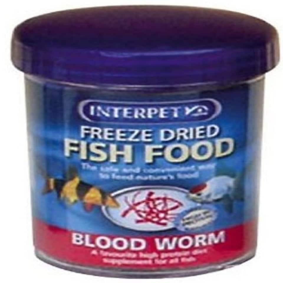 image 1 of Interpet Freeze-dried Bloodworm 20g