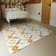 image 3 of Geometric Golden Pattern (Rug) Gold | Large: 140x200cm
