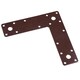 image 6 of Angle Corner Bracket L-Shape Brace Fastener Plate 150 x 150 x 37mm Joist 20PK