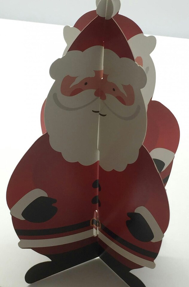 image 1 of 25cm Christmas Table Decoration Festive Centre Piece Santa Snowman Tree xmas