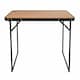 image 2 of Folding Table Aktive Camping Bamboo 80 x 60 x 67 cm