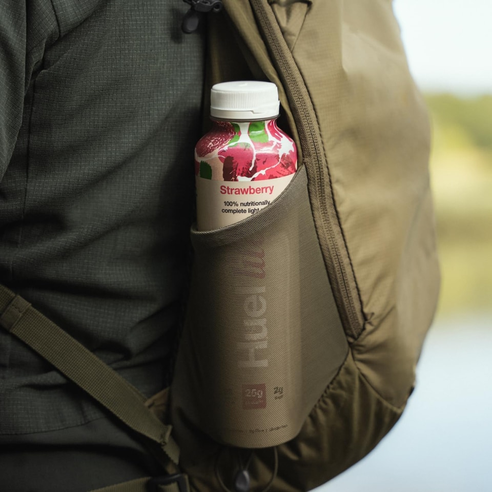 image 1 of Huel Ready-to-Drink Meal, LITE Strawberry Protein Drink, 500ml Bottles (Pack of 8) - Protein Shakes, Pre-Portioned Meal, 25g of Protein per Bottle