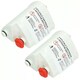 image 1 of SPARES2GO Anti-Calc Filter Cartridges compatible with Rowenta VR7 Steam Iron (Pack of 2)