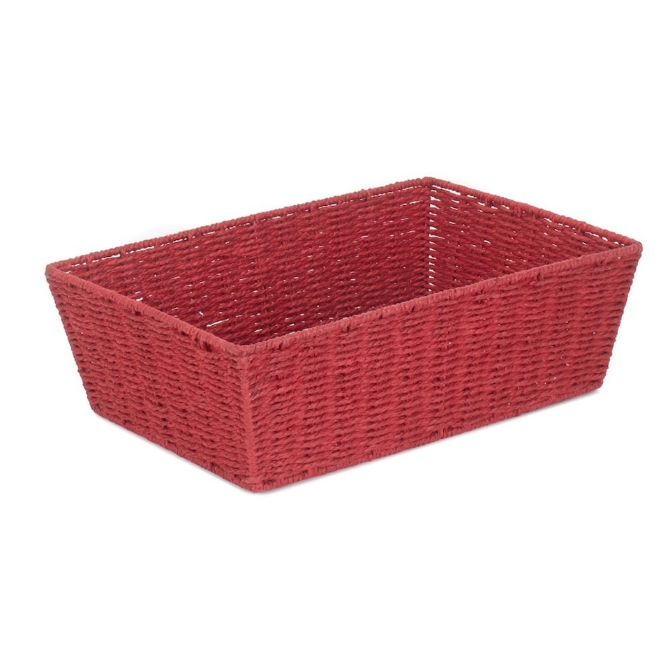Extra Large Red Paper Rope Tray Brown | Brown