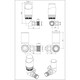 image 3 of Talus Bold - Natural Pewter Thermostatic Radiator Valve & Installation Kit Corner 15mm