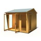 image 3 of Burghclere 8 x 8 Feet Summerhouse - L292.2 x W251.4 x H239.8 cm Brown