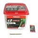image 3 of Timco - C2 Clamp-Fix Premium Clamping Multi-Purpose Screws - TX - Double Countersunk - Yellow (Size 5.0 x 70 - 375 Pieces)