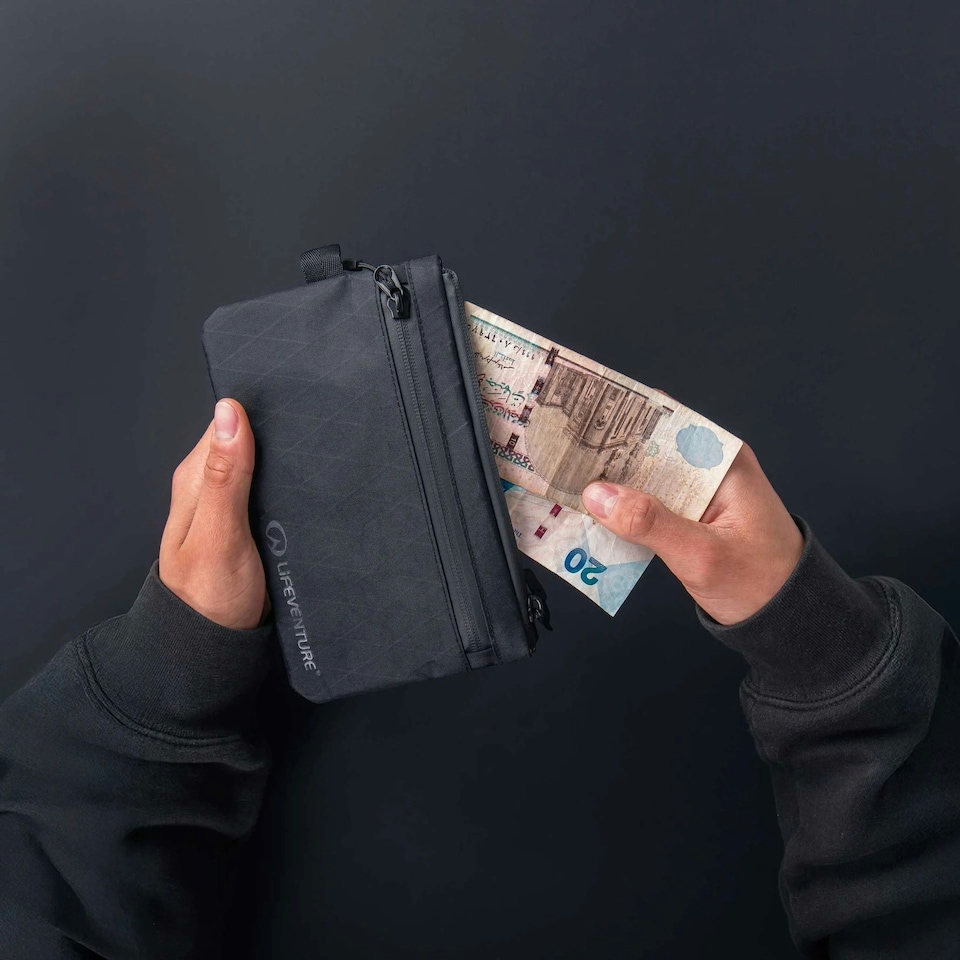 image 1 of Lifeventure X-Pac Travel Zip Pouch Bag | Black | Navy